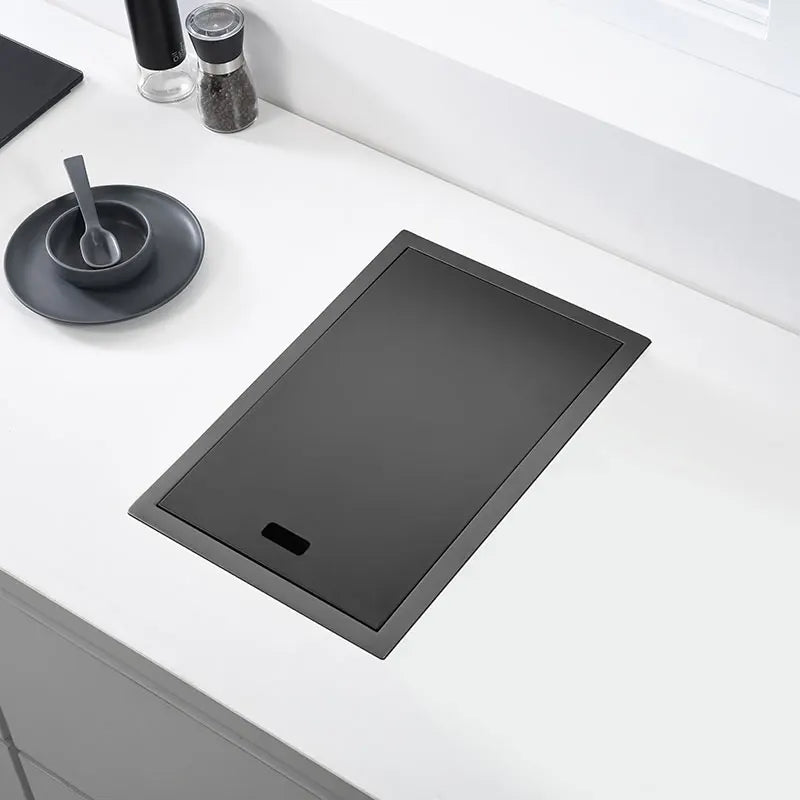 Hidden Black Kitchen Sink - Hocozy