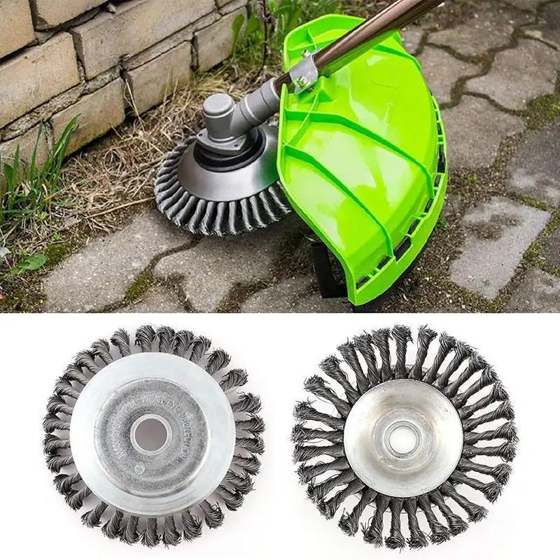 Garden Weed Brush for Lawn Mowers and Trimmers - Hocozy