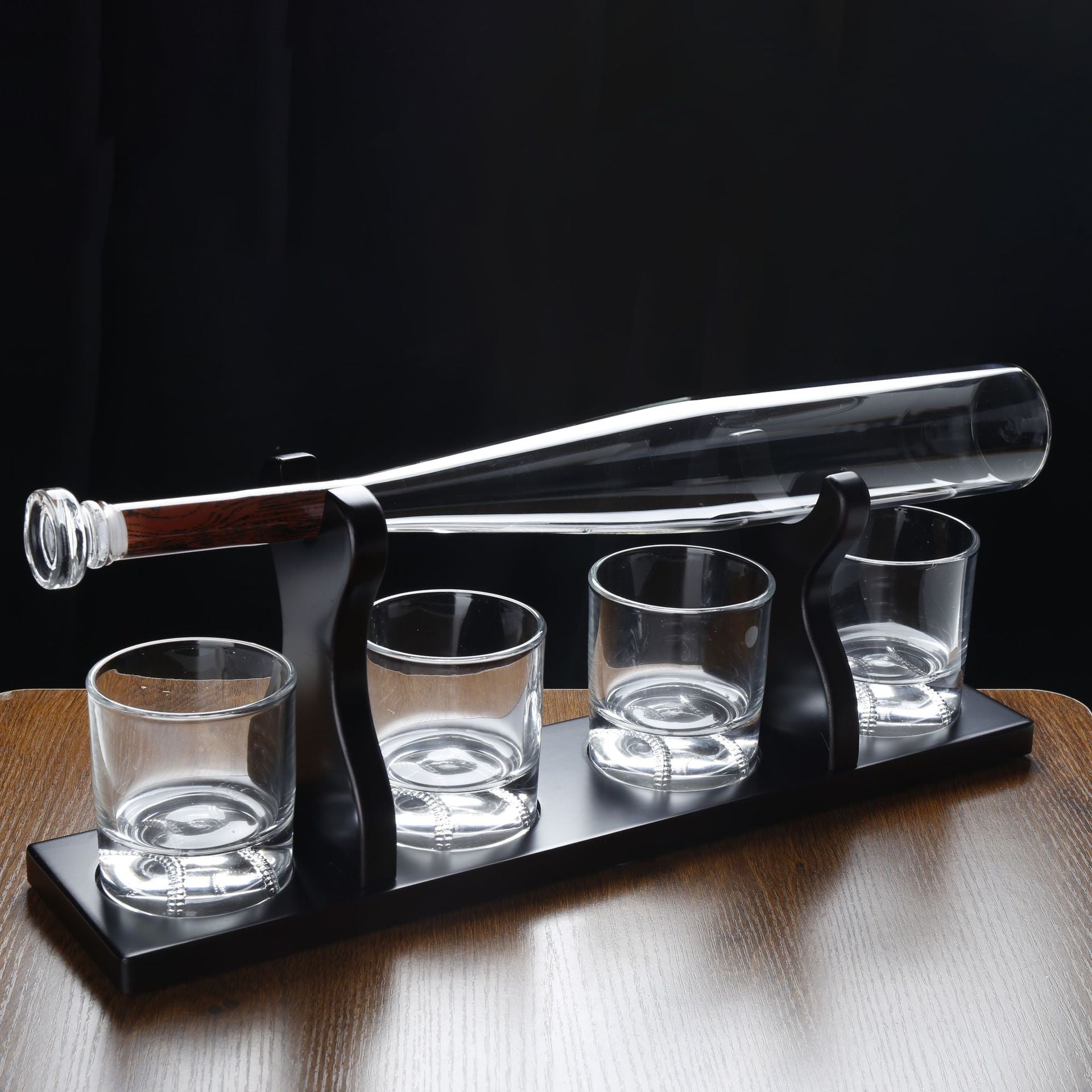 Baseball Bat Type Wine Decanter 750ml Creative Shape Wine Set Fruit Wine Transparent High Borosilicate Glass Wine Bottle Hocozy