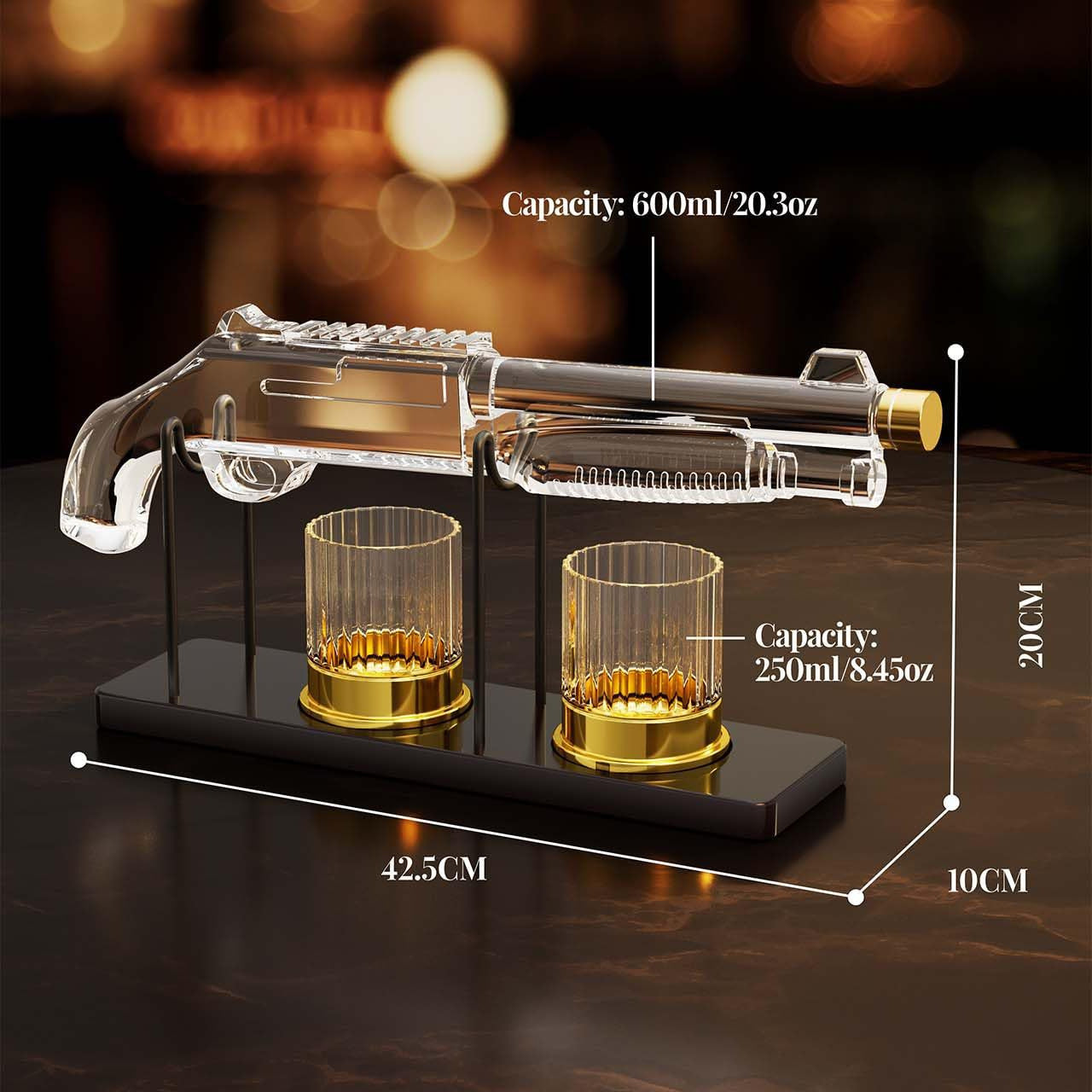 Whiskey's Ware Set Oz Daddy's Birthday Gift Ideas, Cool Liquor Dispenser for Home Bars