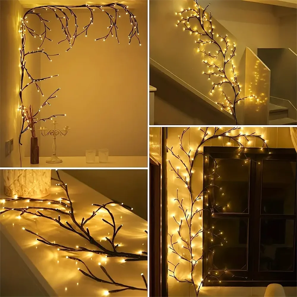 Bendable Willow Vine lights - Hocozy