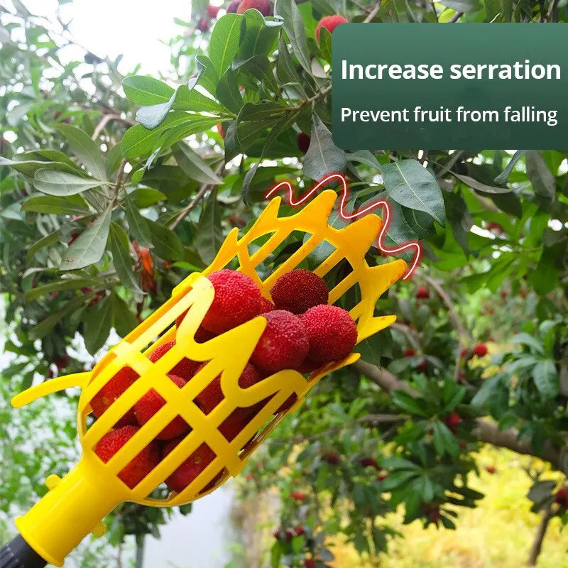 Farm Garden Picking DeviceGarden Tools Deep Basket Fruit Picker Head Convenient Fruit Catcher Apple Peach Picking - Hocozy 