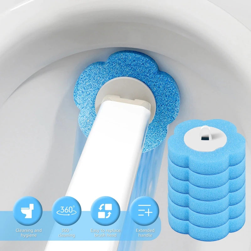 Toilet Cleaning Kit with Disposable Brush Heads - Hocozy