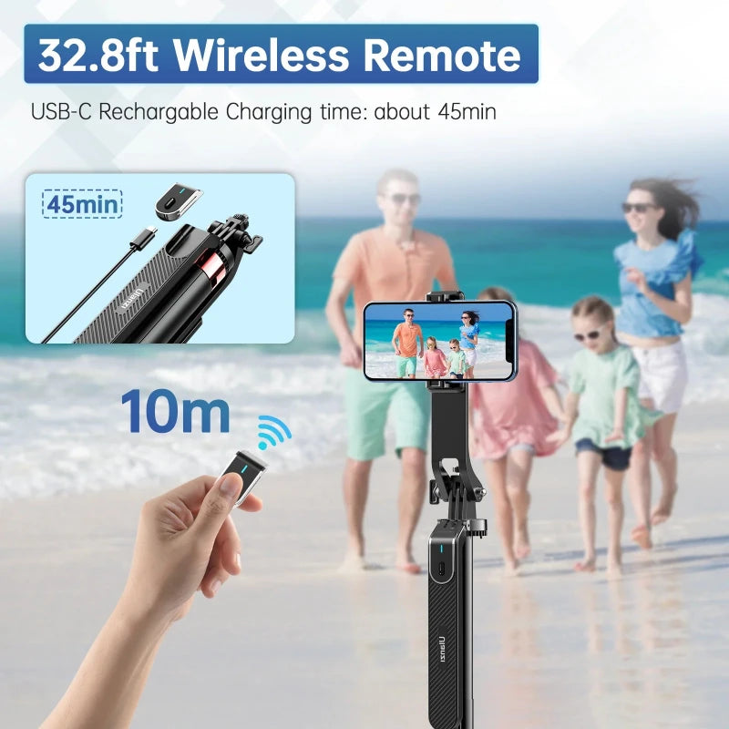 1.8m Selfie Stick Tripod for Mobile Phone - Hocozy