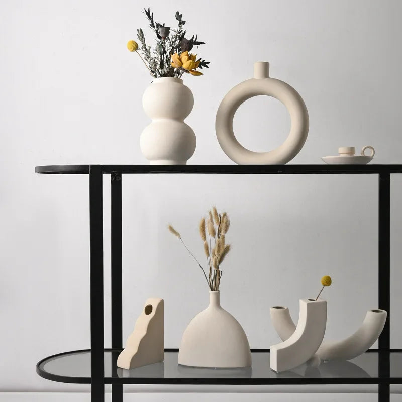 Modern Simple Ceramic Art Vase - Hocozy