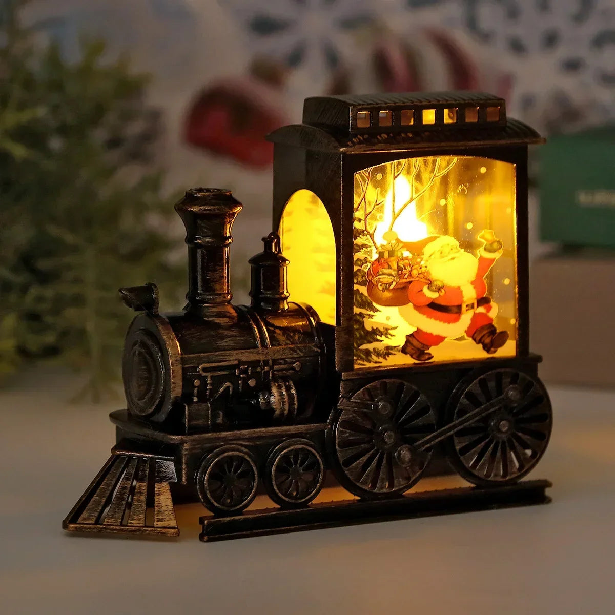 LED Night Lights - Christmas Vintage Train Lamp - Hocozy