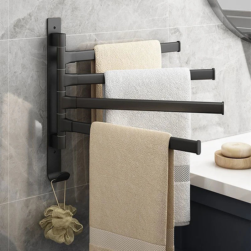 Rotatable Bathroom Towel Rack - Hocozy