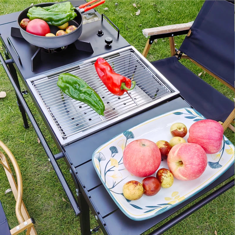 Lightweight Camping Folding BBQ Table - Hocozy