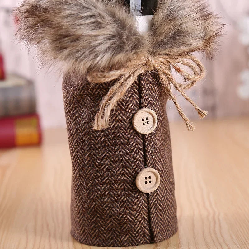 Christmas Wine Bottle Cover - Hocozy