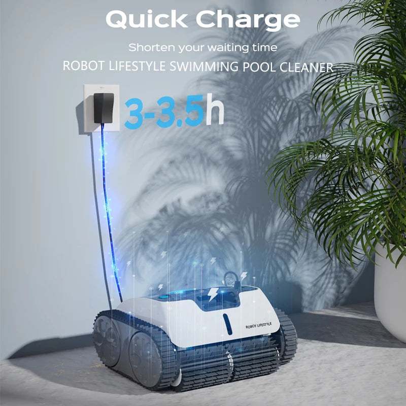 Robot Vacuum Pool Cleaner 80m² - Hocozy