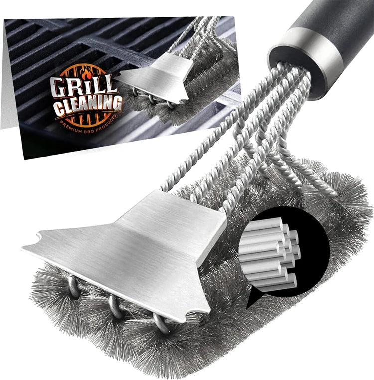 Safe Grill Brush with Long Handle - Hocozy