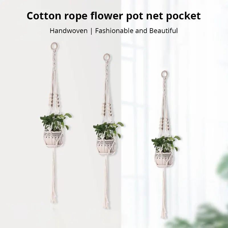 New Arrival Handmade Pot Hanger Plant Hanger Pot Holder Pot Hanging for Home Garden Large Size105cm - Hocozy 