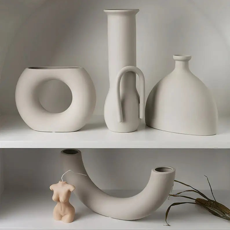 Modern Simple Ceramic Art Vase - Hocozy