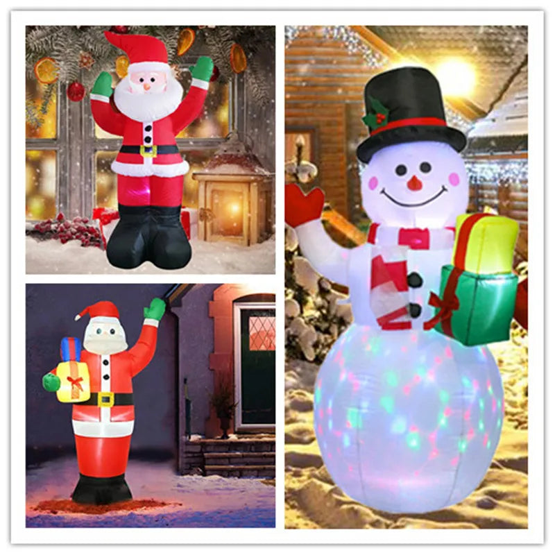 Christmas Inflatable Decoration with Lights for Your Yard - Hocozy