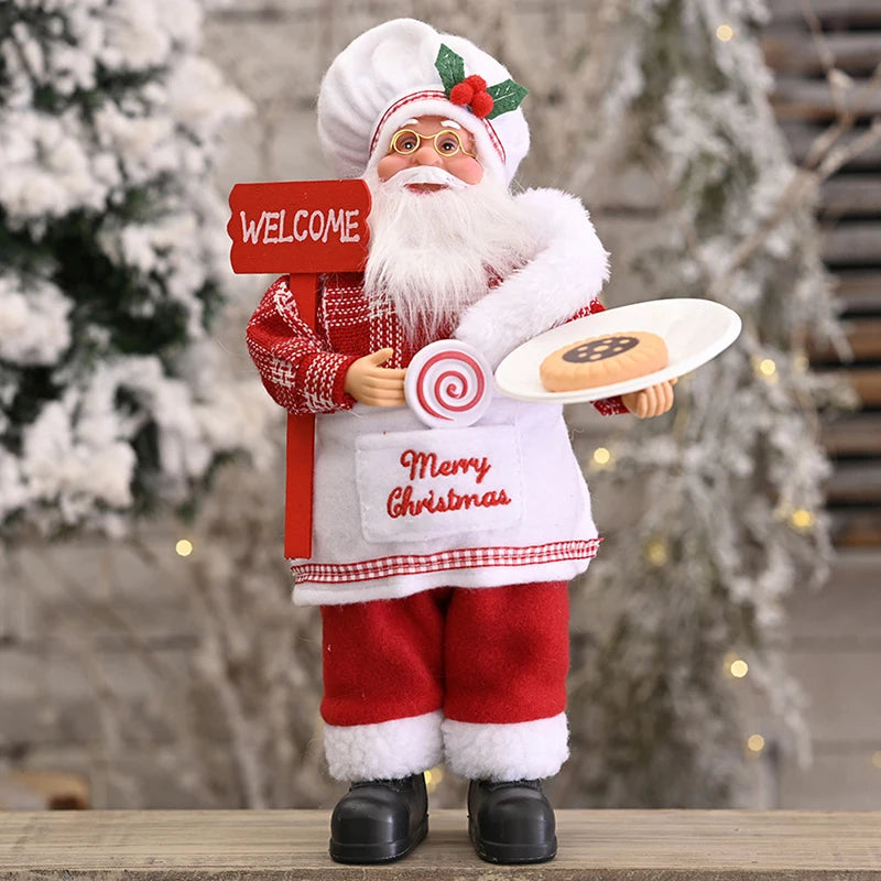 Chef Santa Claus Christmas Doll - Hocozy