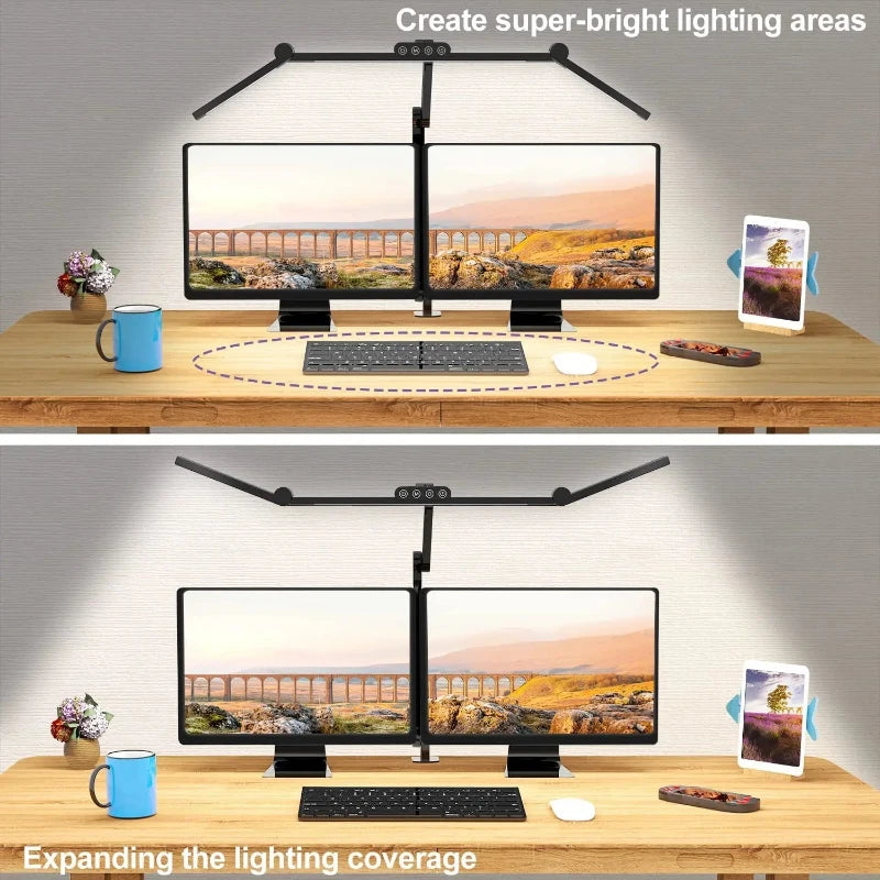 LED Desk Lamp with a Clamp - Hocozy