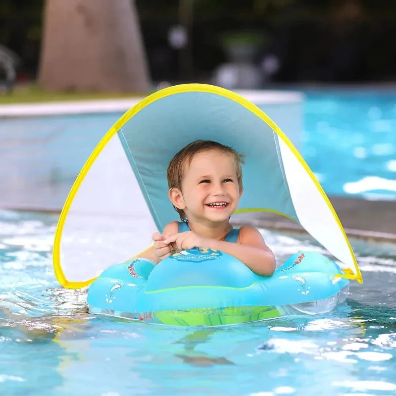 Baby Swimming Float with Sunshade - Hocozy