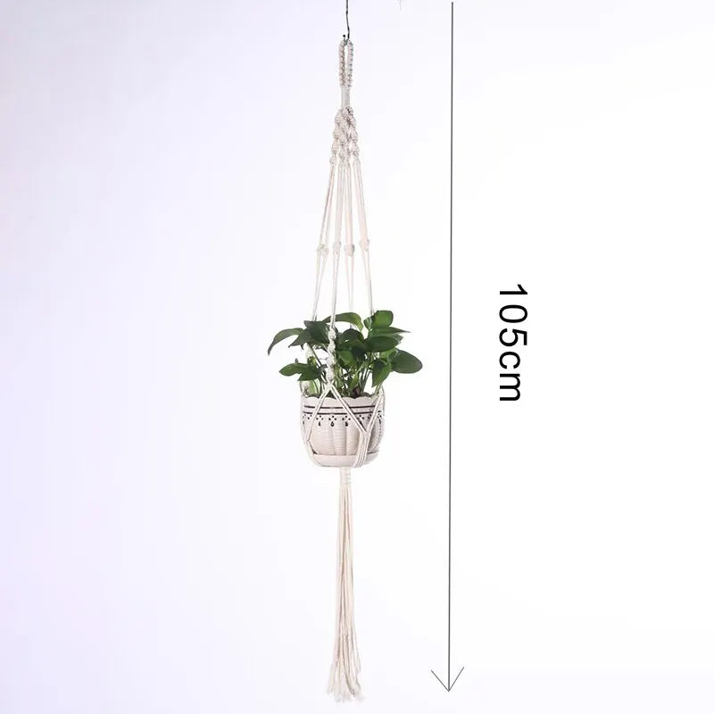 New Arrival Handmade Pot Hanger Plant Hanger Pot Holder Pot Hanging for Home Garden Large Size105cm - Hocozy 