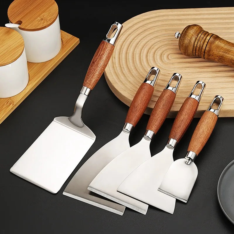 Wood Handle Spatula for BBQ - Hocozy