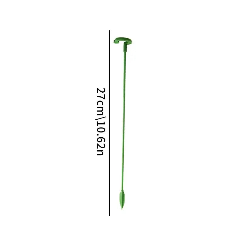 10pcs 27cm Horticultural Flower Stand Bracket, Potted Plant Flower Shape Support Rod, Fixed Anti Lodging Leaf Guard Frame - Hocozy 27cm