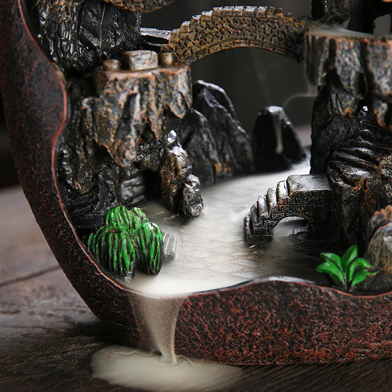 Smoke Waterfall Incense Burner - Hocozy