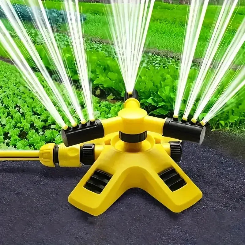 360 Degree Automatic Rotating Sprinkler Head For Nursery Irrigation, Rotating Three-way Sprinkler Series Sprinkler - Hocozy 