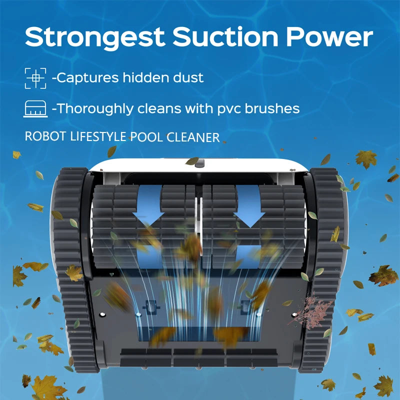 Robot Vacuum Pool Cleaner 80m² - Hocozy