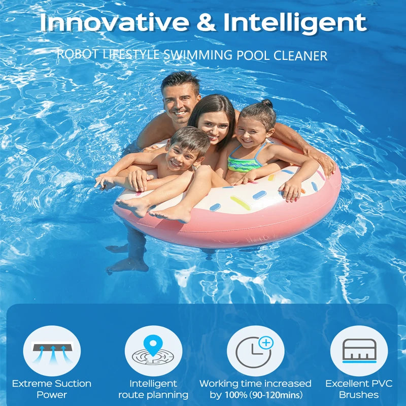 Robot Vacuum Pool Cleaner 80m² - Hocozy