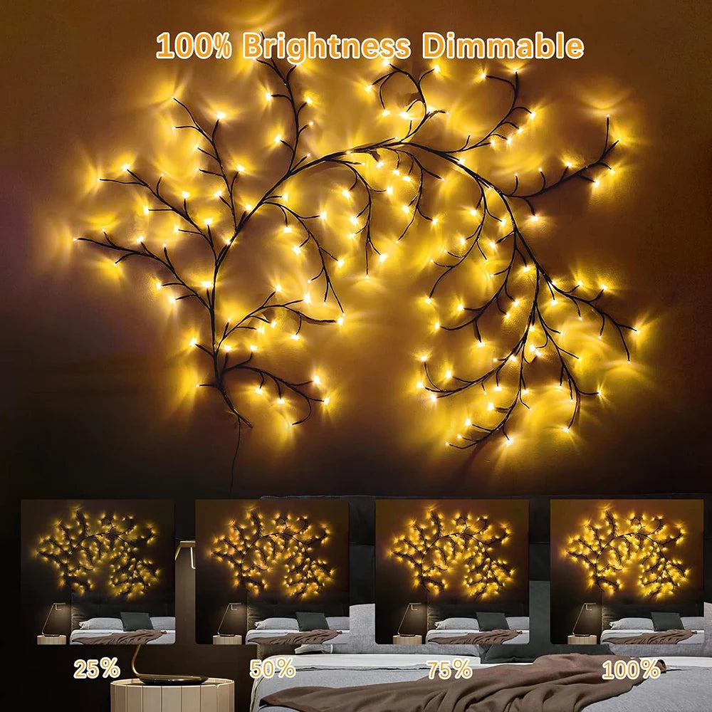 Bendable Willow Vine lights - Hocozy