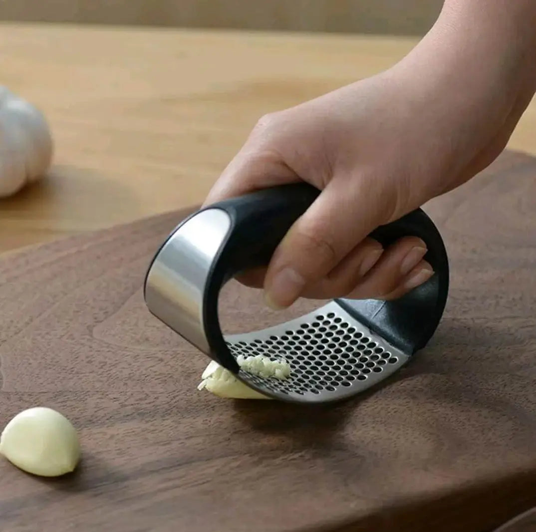 Stainless Steel Garlic Press - Hocozy