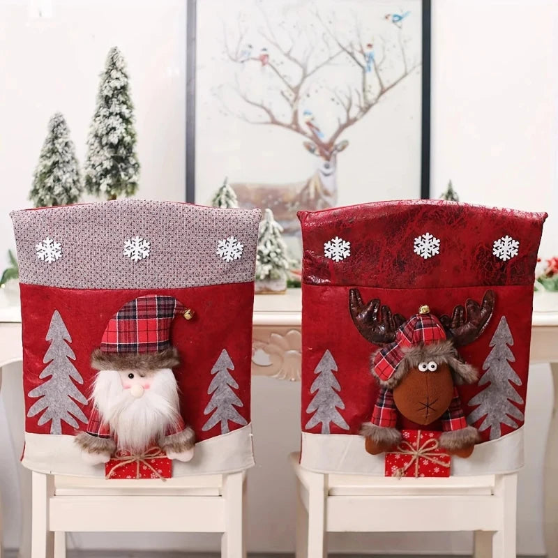 Festive Christmas Chair Covers - Hocozy