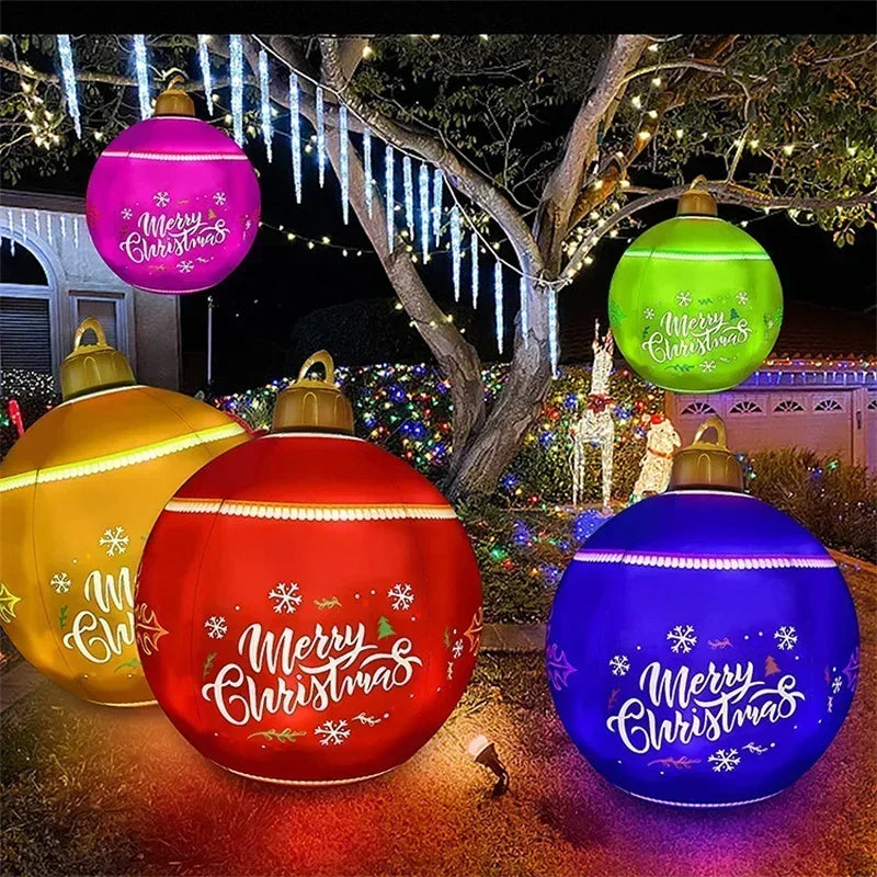 Big Light Glow Outdoor Christmas Ball with Remote Control - Hocozy