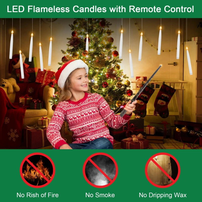 Magic Floating LED Candles with Remote Control - Hocozy