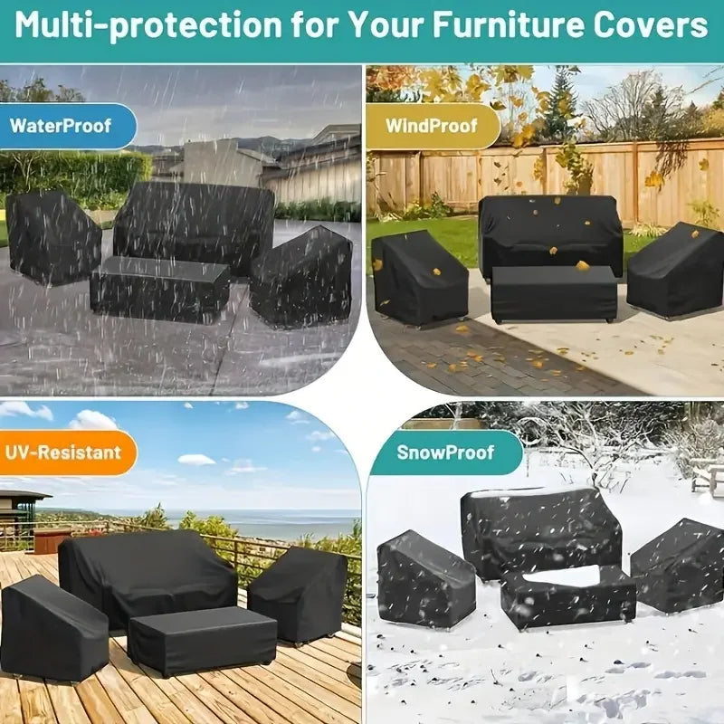 4-Pack Patio Furniture Covers - Hocozy