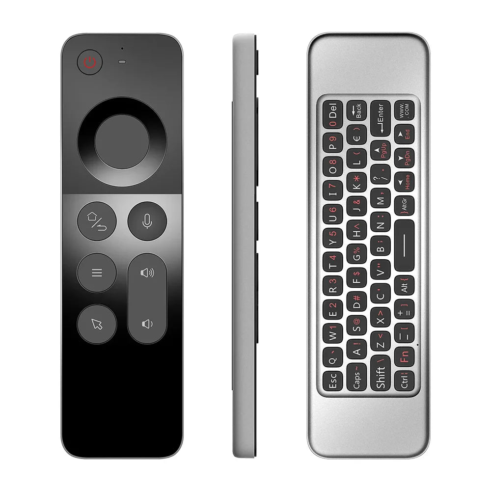 Voice Air Mouse Remote Control W3 2.4G English Handheld Mini Wireless Keyboard for Android TV BOX Windows PC - Hocozy 