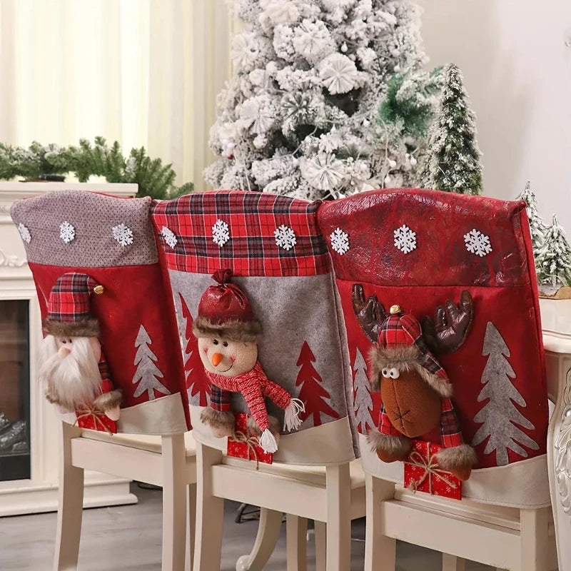 Festive Christmas Chair Covers - Hocozy