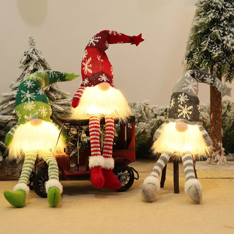 Christmas Gnome Light-Up Doll - Hocozy