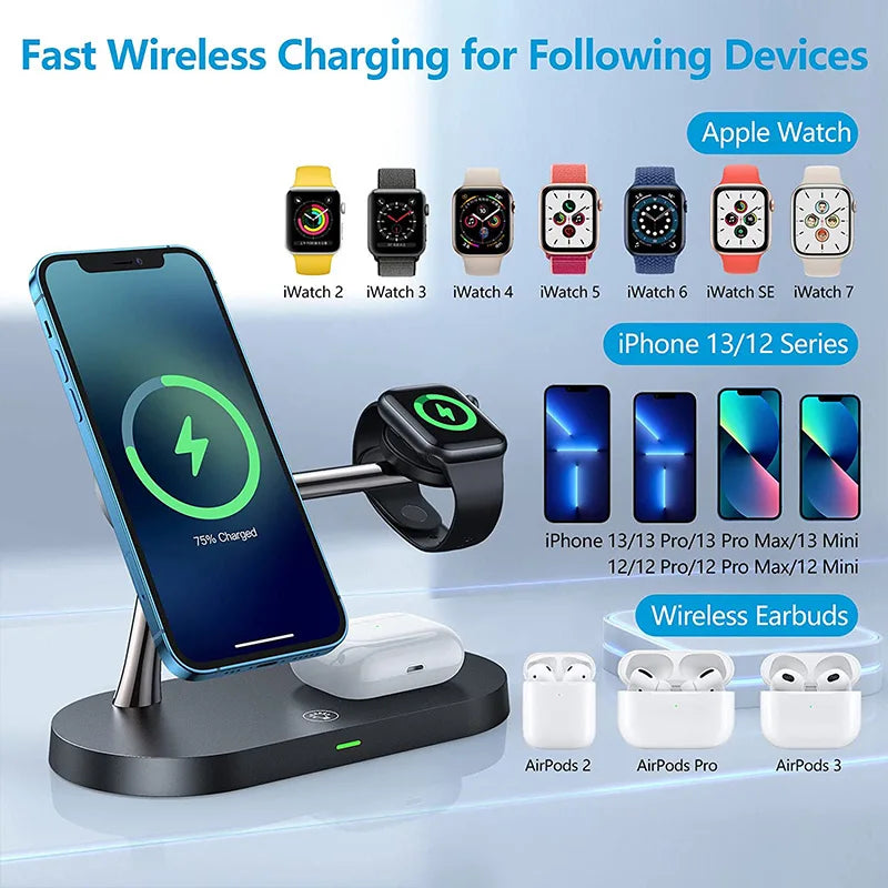 3 in 1 Wireless Charger Stand for Apple - Hocozy