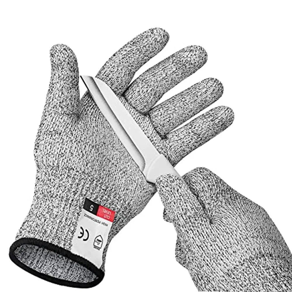 Levels Anti-cut Gloves Labor Protection Supplies Kitchen Construction Glass Anti-cut Injury Resistant Wear Resistant Gardening - Hocozy 